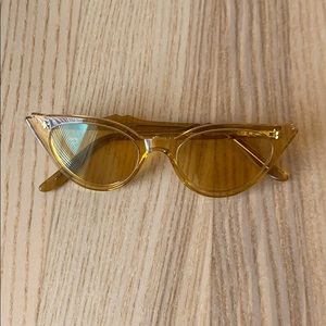 Yellow Illesteva Isabella Sunglasses